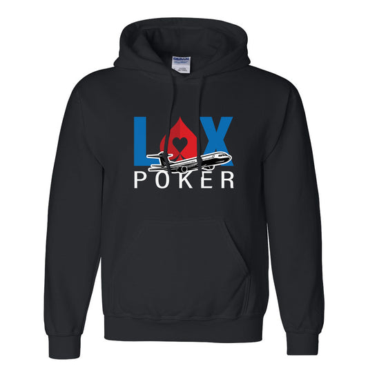 Pullover Hoodie with Front LAX Logo (Unisex)